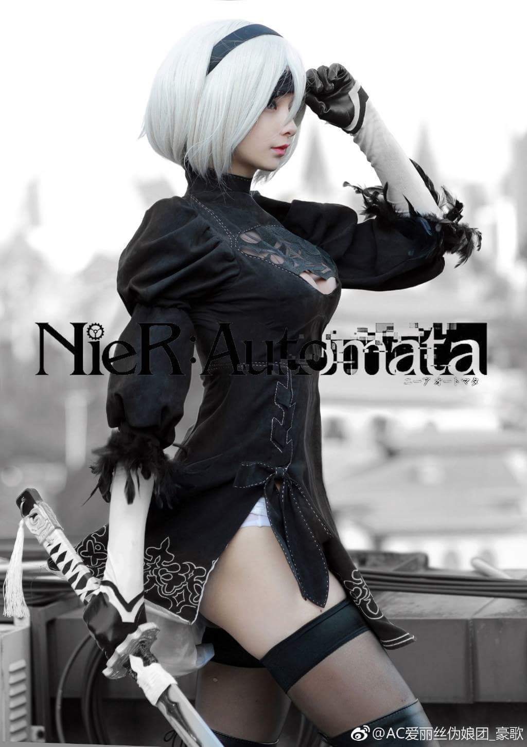 Косплей дня: 2B из Nier: Automata (с подвохом). - Изображение 4 Косплей дня: 2B из Nier: Automata (с подвохом). - Изображение 4