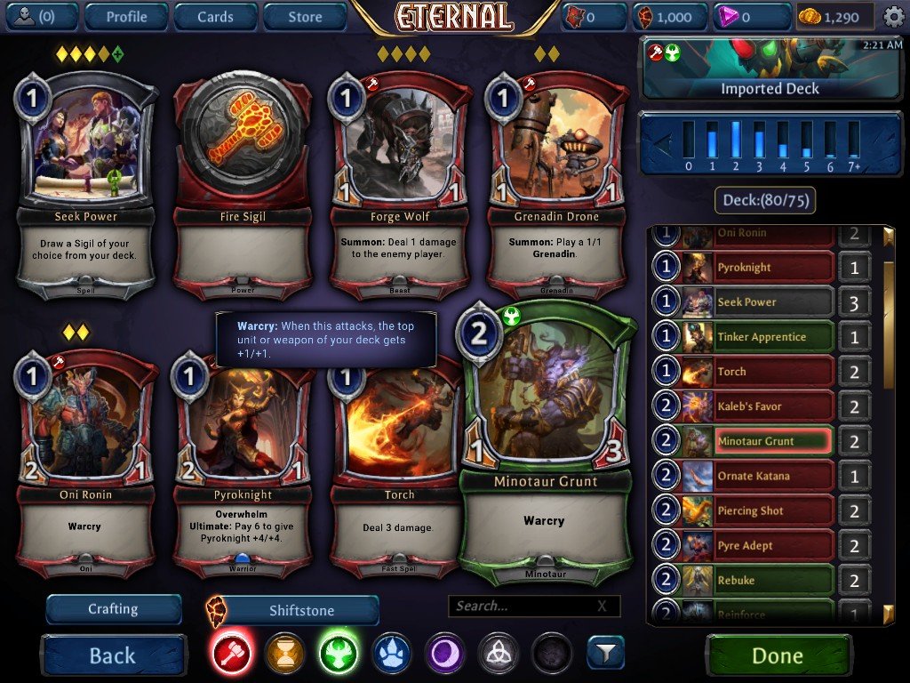 Обратите внимание на Eternal — карточную игру для ценителей и знатоков - Изображение 5 Обратите внимание на Eternal — карточную игру для ценителей и знатоков - Изображение 5