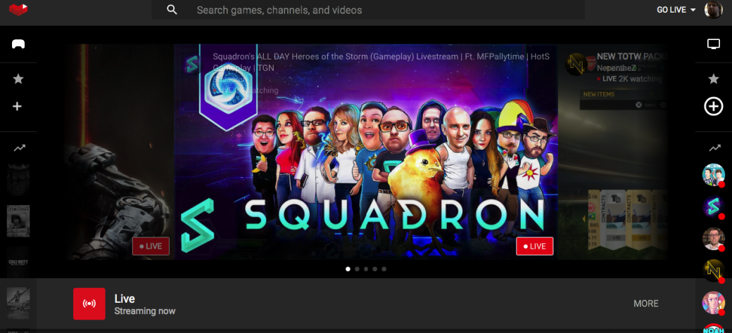 YouTube Gaming запущен, выглядит круто. - Изображение 2 YouTube Gaming запущен, выглядит круто. - Изображение 2