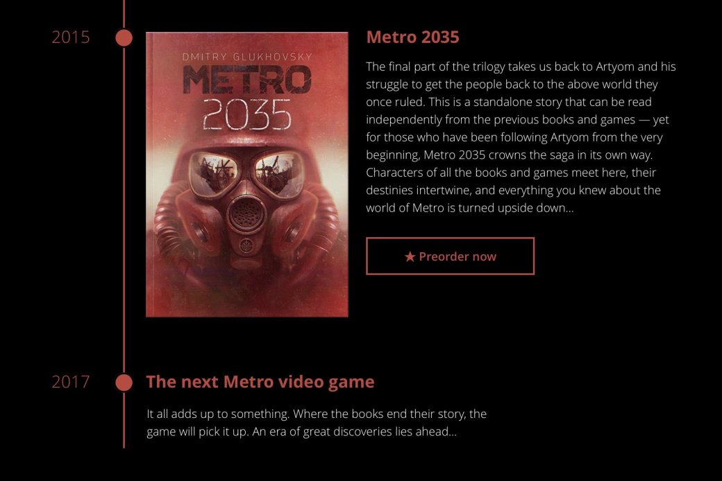 Следующая игра в серии Metro выйдет в 2017-м - Изображение 2 Следующая игра в серии Metro выйдет в 2017-м - Изображение 2