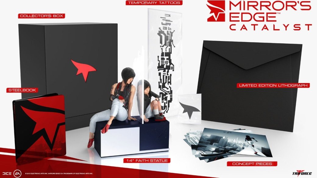 Состав коллекционного издания Mirror's Edge Catalyst - Изображение 1 Состав коллекционного издания Mirror's Edge Catalyst - Изображение 1