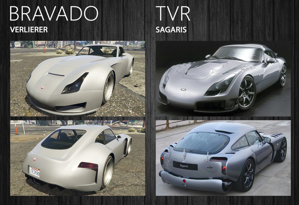 С каких автомобилей скопированы машины в GTA 5? Рассказываем и показываем | Канобу - Изображение 9 С каких автомобилей скопированы машины в GTA 5? Рассказываем и показываем | Канобу - Изображение 9