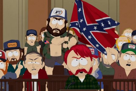1 серия 21 сезона South Park издевается над американскими расистами. - Изображение 1